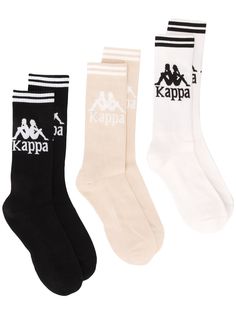 Kappa комплект из трех пар носков с логотипом