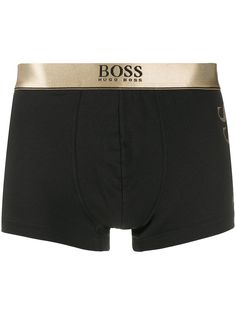 BOSS боксеры с логотипом на поясе