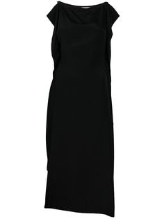 McQ Alexander McQueen платье миди с драпировкой
