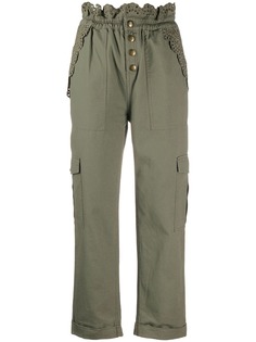 Twin-Set укороченные брюки с завышенной талией