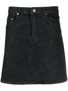 McQ Alexander McQueen джинсовая юбка А-силуэта