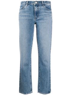 J Brand прямые джинсы средней посадки