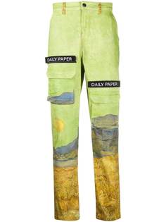 Daily Paper брюки из коллаборации с Van Gogh Museum
