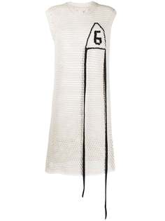Mm6 Maison Margiela платье фактурной вязки