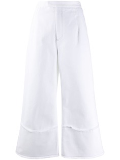 Jejia wide-leg cropped trousers