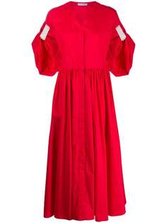 Vivetta pearl-embellished shirt dress