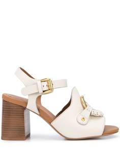 See by Chloé босоножки с металлической пряжкой