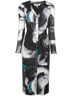 DVF Diane von Furstenberg платье с запахом и принтом