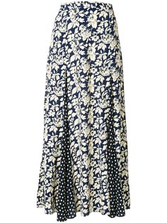 Polo Ralph Lauren расклешенная юбка с цветочным принтом