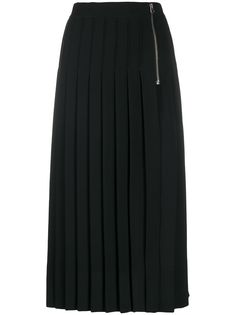 Calvin Klein юбка А-силуэта со складками