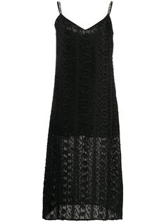 Blumarine декорированное платье на бретелях