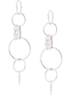 Mm6 Maison Margiela серьга с кристаллами