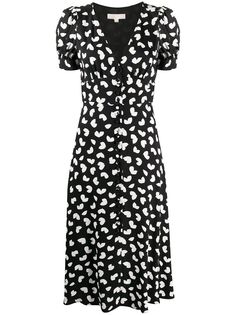 Michael Michael Kors платье миди с V-образным вырезом