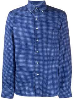 Canali рубашка с микропринтом