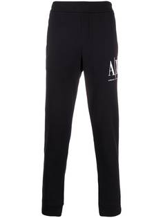 Armani Exchange спортивные брюки с вышитым логотипом
