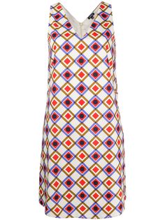 Aspesi платье миди с принтом