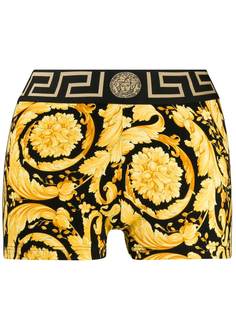 Versace шорты с принтом Barocco