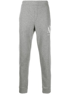 Armani Exchange спортивные брюки с вышитым логотипом