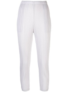 Pleats Please Issey Miyake укороченные плиссированные брюки
