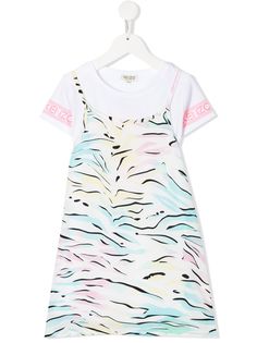 Kenzo Kids платье с принтом