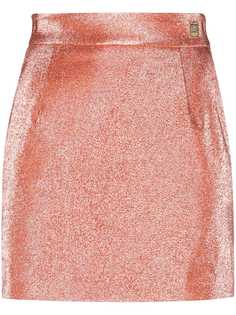 Elisabetta Franchi юбка мини с люрексом