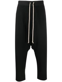 Rick Owens DRKSHDW укороченные брюки с низким шаговым швом