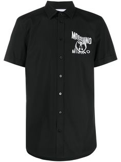 Moschino рубашка с короткими рукавами и логотипом