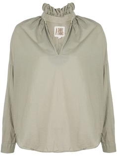 A Shirt Thing рубашка с оборками на воротнике