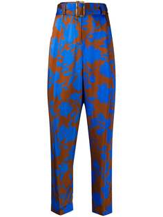 Pt01 брюки с принтом