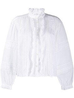 Isabel Marant Étoile рубашка Valda с оборками