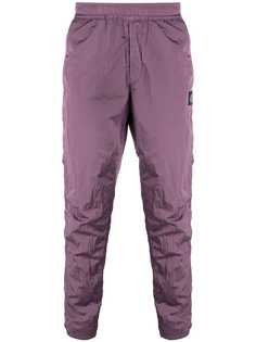 Stone Island logo patch track trousers