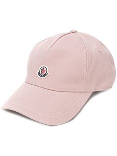 Moncler кепка с нашивкой-логотипом