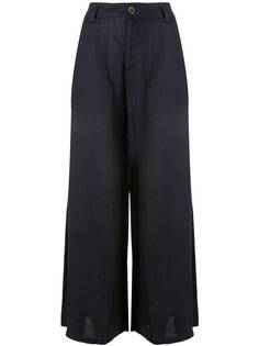 Emporio Armani брюки широкого кроя с завышенной талией