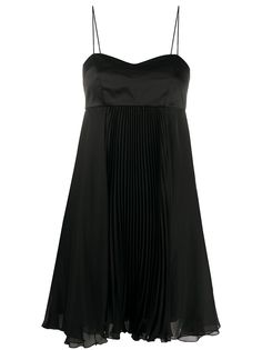 Pinko плиссированное шифоновое платье