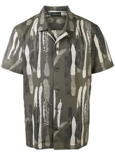 Emporio Armani рубашка с абстрактным принтом