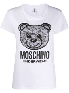 Moschino Underwear футболка с принтом