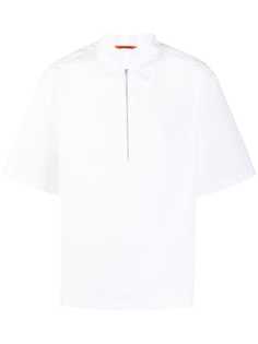 Barena рубашка-поло на молнии с короткими рукавами