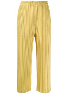 Pleats Please Issey Miyake укороченные плиссированные брюки