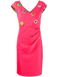 Boutique Moschino платье миди с цветочным декором