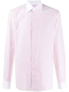 Canali рубашка в тонкую полоску