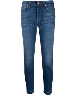 7 For All Mankind джинсы кроя слим средней посадки