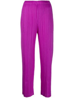 Pleats Please Issey Miyake укороченные плиссированные брюки