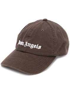 Palm Angels бейсболка с вышитым логотипом