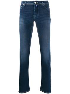Jacob Cohen джинсы кроя слим с эффектом потертости