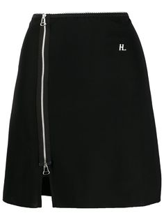 Helmut Lang юбка на молнии с логотипом