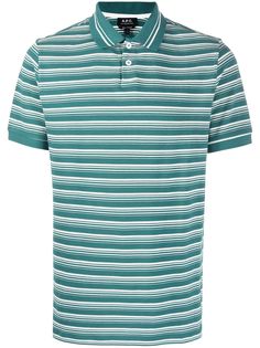A.P.C. Estéban striped polo shirt