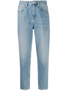 Tommy Jeans укороченные джинсы Mom с завышенной талией