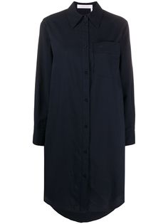 See by Chloé платье-рубашка с накладным карманом
