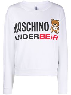 Moschino пижамный топ с логотипом