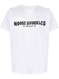 Moose Knuckles logo print T-shirt